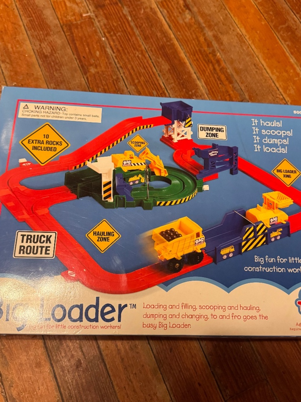 Tomy Preschool Big Loader Kids Construction Playset - Red/Blue/Yellow Big Loader